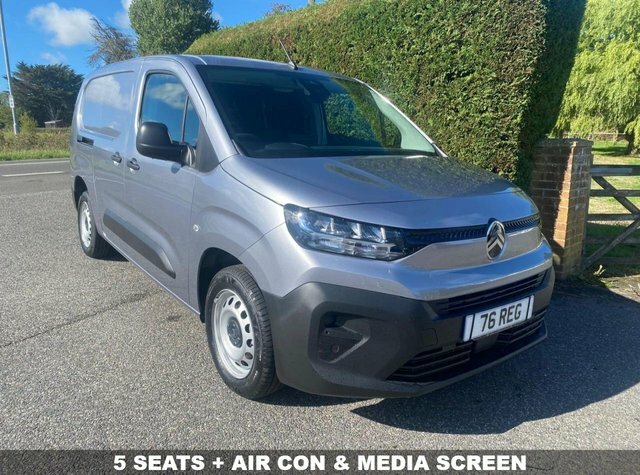 Citroen Berlingo Enterprise Plus XL 5 Seat Double Cab Crew Van 1.5 Grey