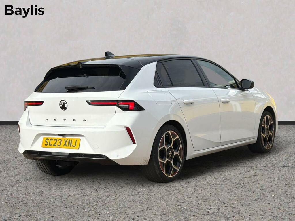 Vauxhall Astra 1.2 Turbo 130 Gs SC23XNJ White #2