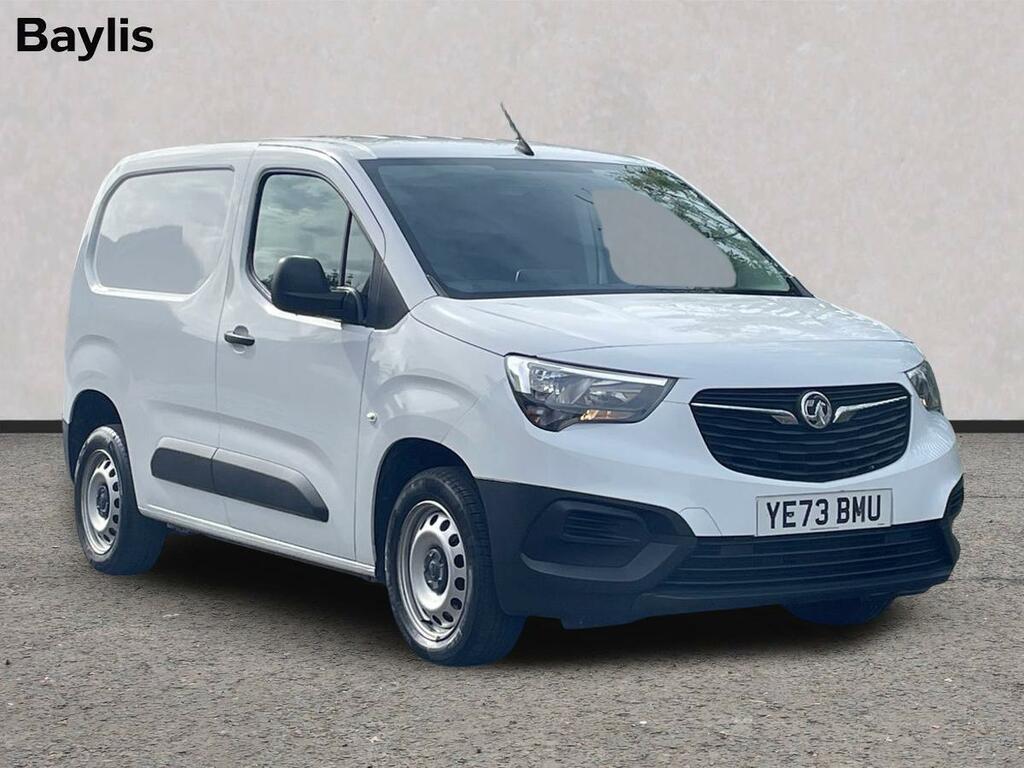 Vauxhall Combo L1 2300 1.5 Turbo D 100Ps H1 Prime White
