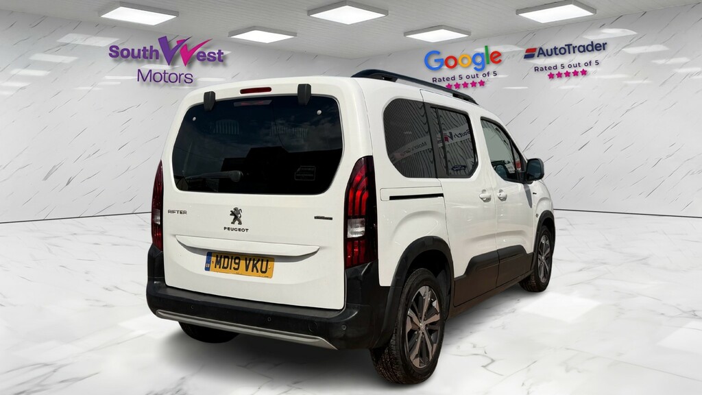 Peugeot Rifter Mpv 1.5 Bluehdi Gt Line 201919 White #4
