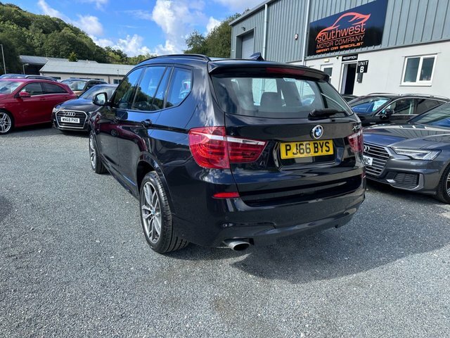 BMW X3 20D M Sport Suv Black #5