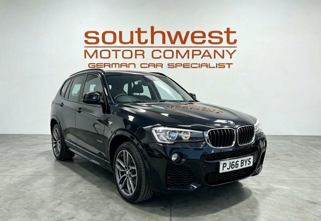 BMW X3 20D M Sport Suv Black