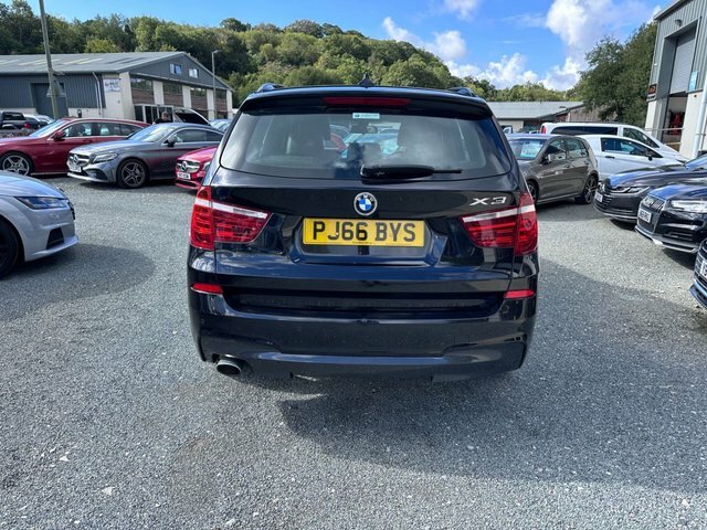 BMW X3 20D M Sport Suv Black #6