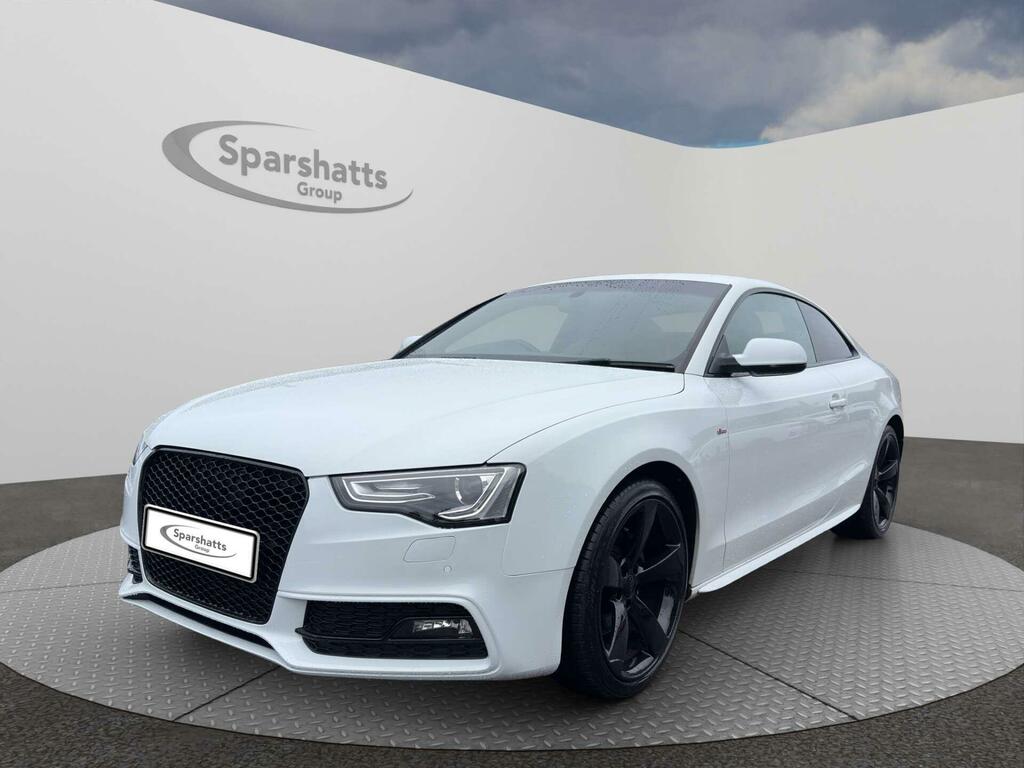 Audi A5 Black Edition White #3