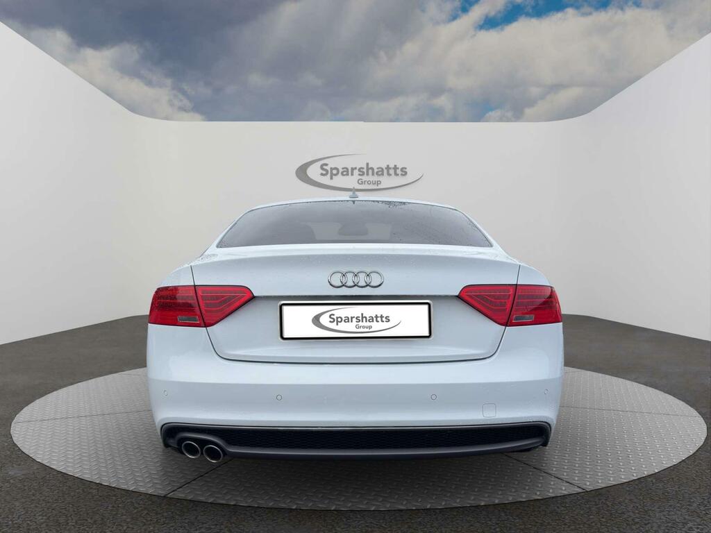 Audi A5 Black Edition White #6