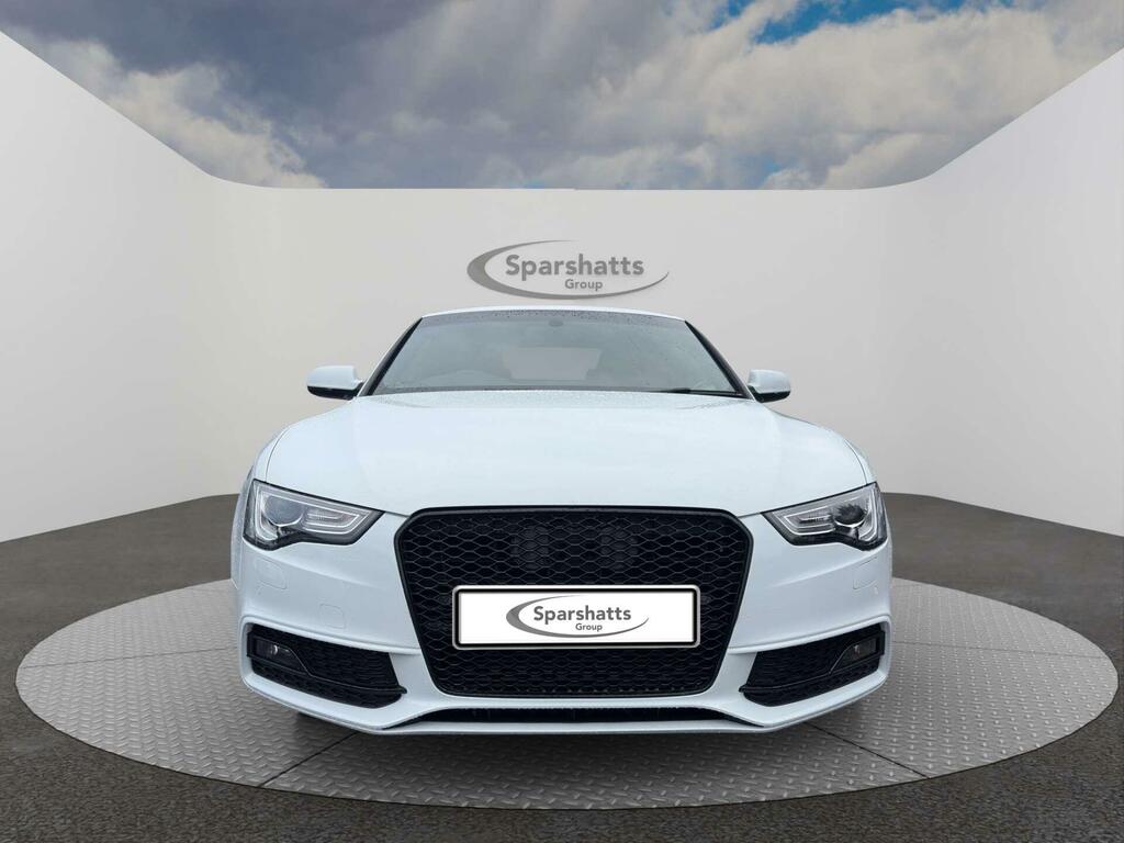Audi A5 Black Edition White #2