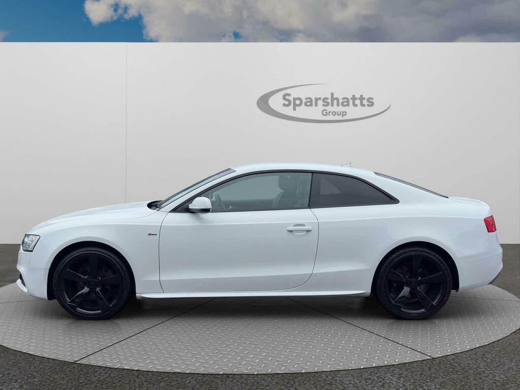 Audi A5 Black Edition White #4