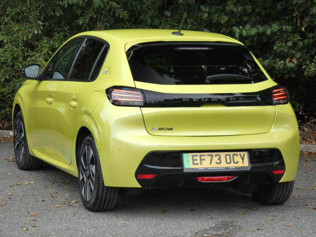 Peugeot e-208 50Kwh E-style 11Kw Charger Yellow #3