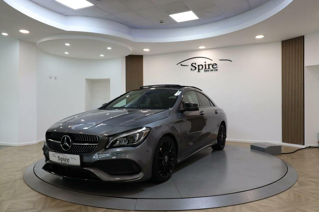 Mercedes-Benz CLA Class 1.6 Cla200 Amg Line Night Edition Plus Coupe 7G- Grey