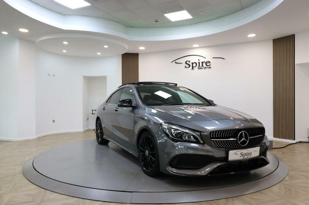 Mercedes-Benz CLA Class 1.6 Cla200 Amg Line Night Edition Plus Coupe 7G- Grey #3