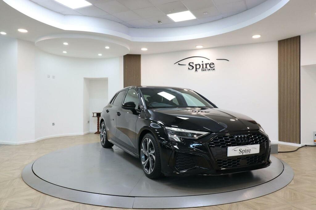 Audi A3 1.0 Tfsi 30 S Line Sportback S Tronic Euro 6 Ss Black #3