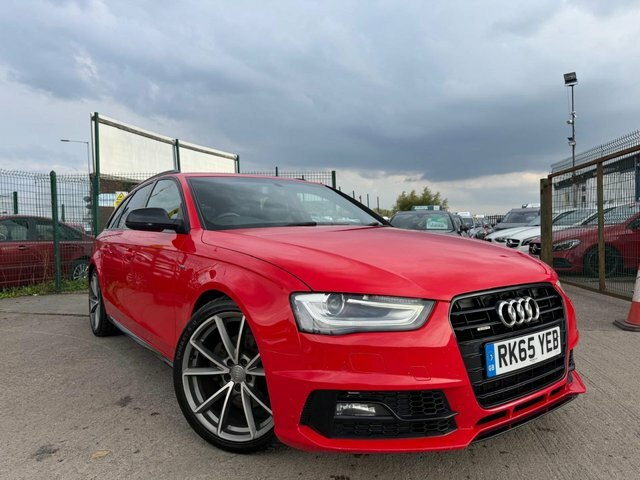 Audi A4 Avant Tdi Black Edition Estate Red