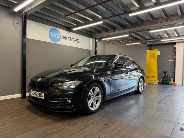 BMW 3 Series 2017 2.0 320D Ed Sport Saloon Eu Black #4