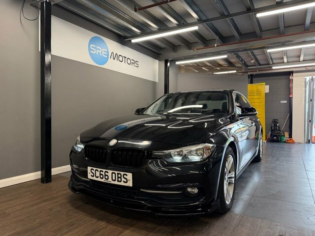 BMW 3 Series 2017 2.0 320D Ed Sport Saloon Eu Black #3