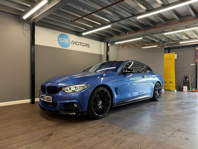 BMW 4 Series Gran Coupe 2015 2.0 420D M Sport Coupe Euro 6 Blue #3