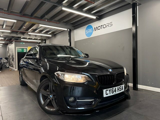 BMW 2 Series Gran Coupe 2014 2.0 218D Sport Coupe Euro 6 Black #2
