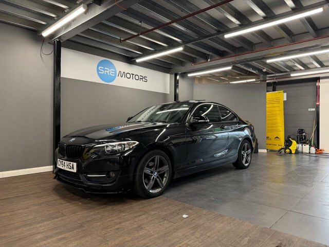 BMW 2 Series Gran Coupe 2014 2.0 218D Sport Coupe Euro 6 Black #4