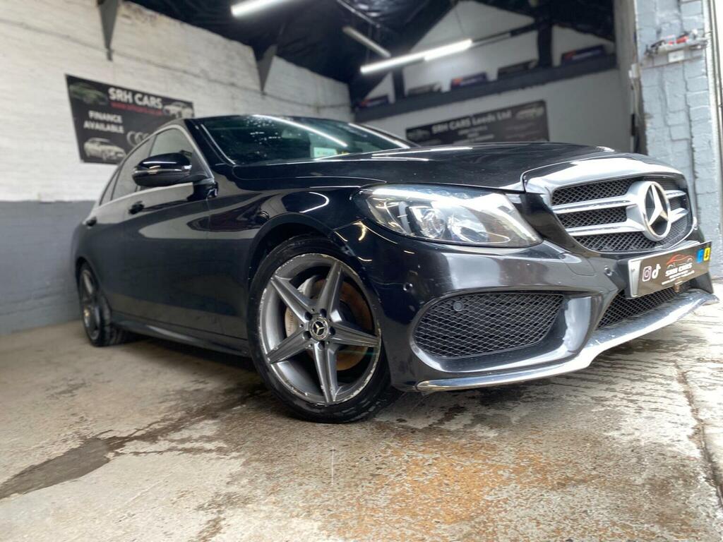 Mercedes-Benz C Class Saloon 2.1 C220d Amg Line G-tronic Euro 6 Ss 4 Black