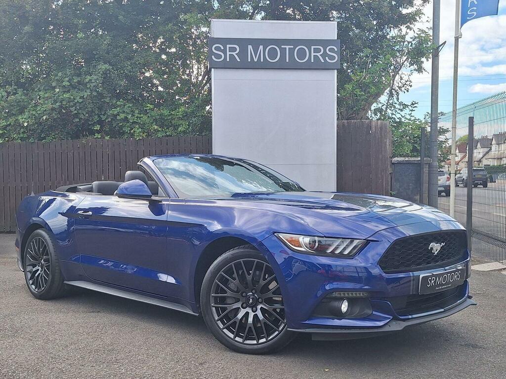 Ford Mustang Convertible 2.3T Ecoboost Selshift Euro 6 201 Blue