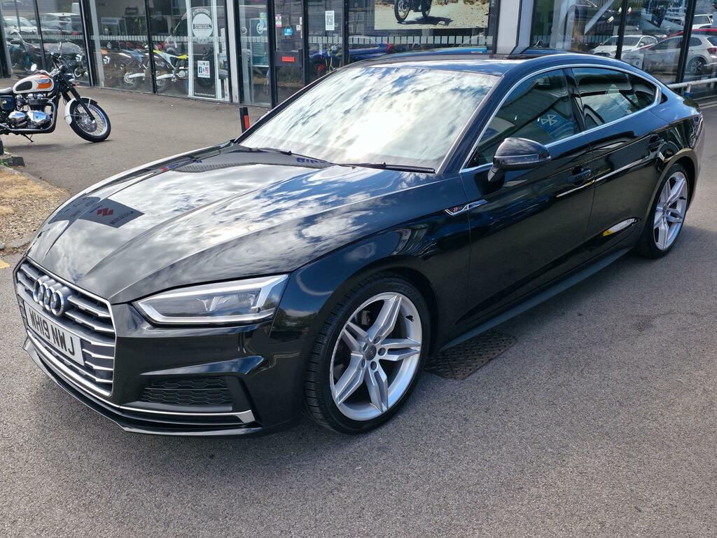 Audi A5 2.0 Tfsi 40 S Line Sportback Euro 6 Ss Black #3