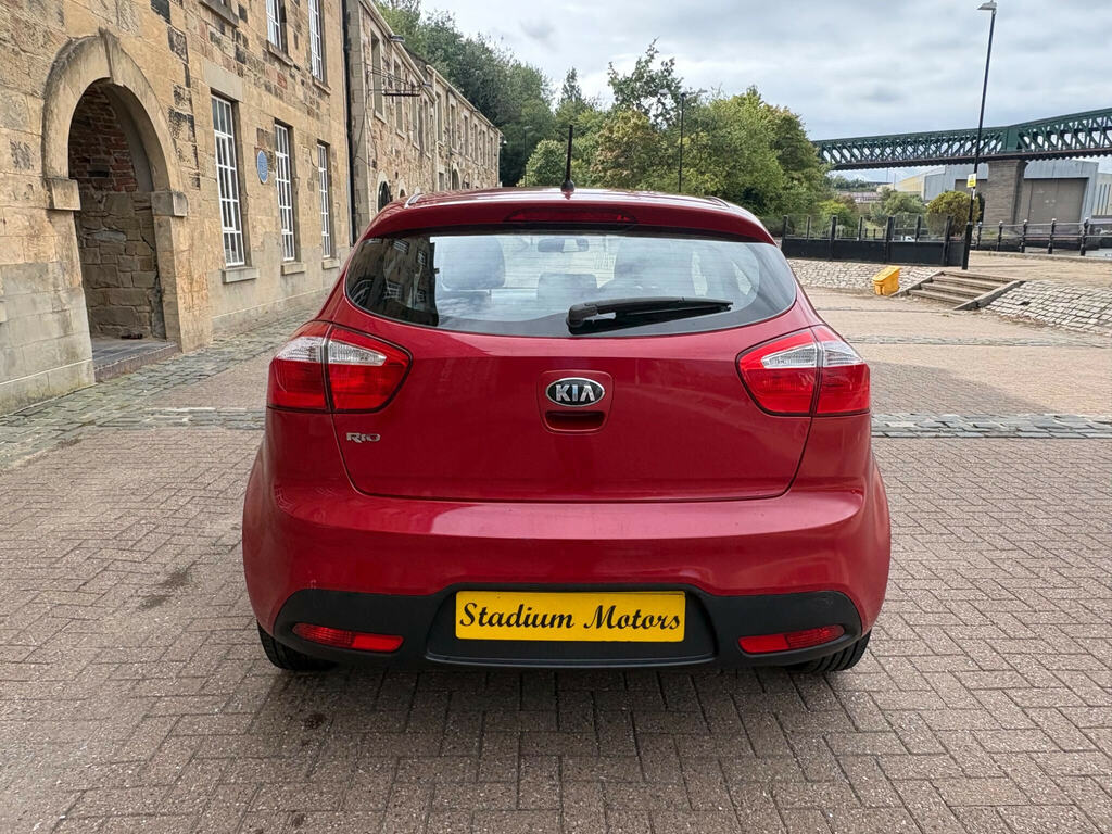 Kia RIO Hatchback Red #12
