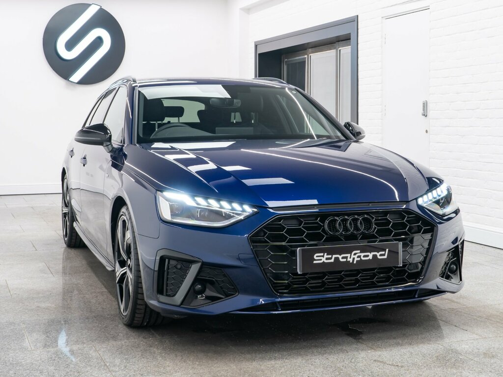 Audi A4 Avant 2.0 Tfsi 35 Black Edition Estate S Tron Blue #3