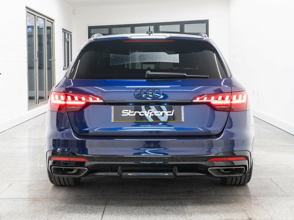 Audi A4 Avant 2.0 Tfsi 35 Black Edition Estate S Tron Blue #4