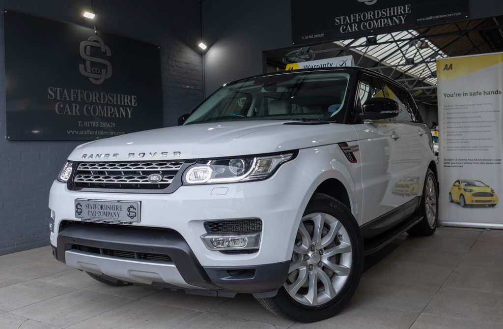Land Rover Range Rover Sport Sdv6 Hse White #3