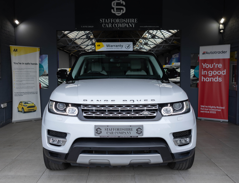 Land Rover Range Rover Sport Sdv6 Hse White #2