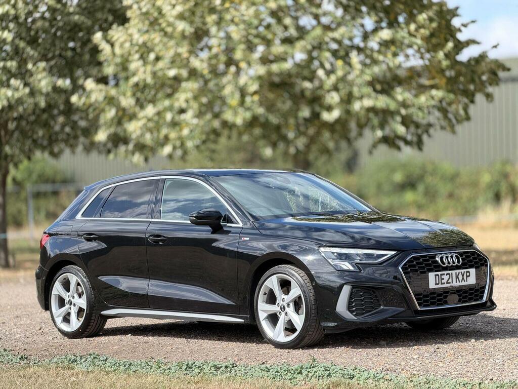 Audi A3 1.5 Tfsi 35 S Line Sportback Euro 6 Ss Black #2