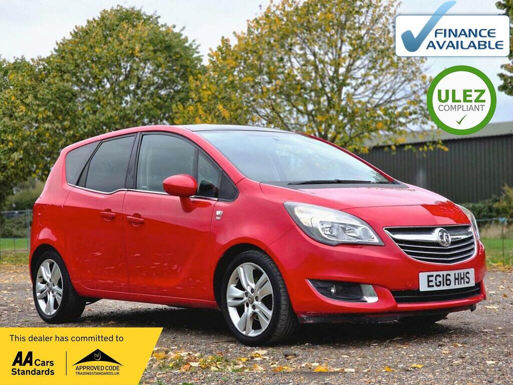 Vauxhall Meriva 1.4I Turbo Se Euro 6 Red