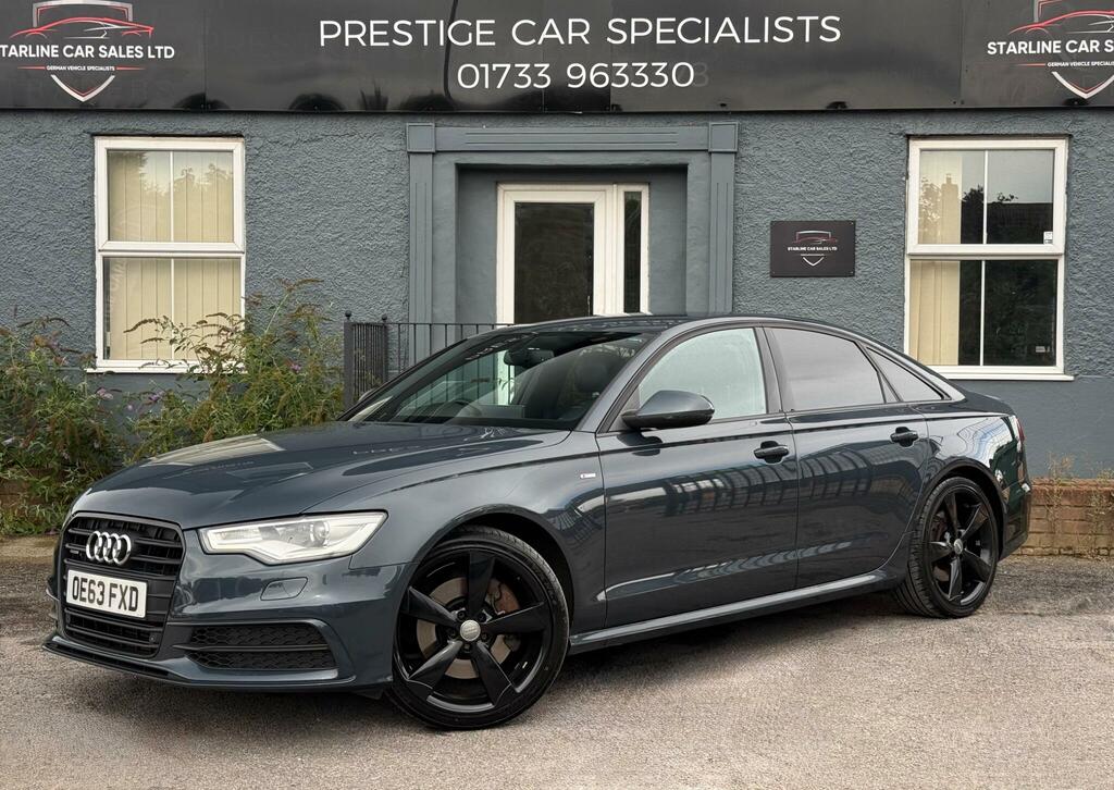 Audi A6 Saloon Black Edition Blue #3