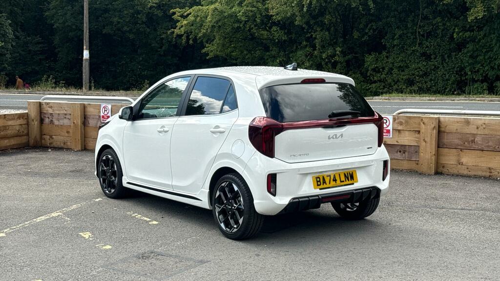 Kia Picanto 1.2 Amt Gt-line S White #3