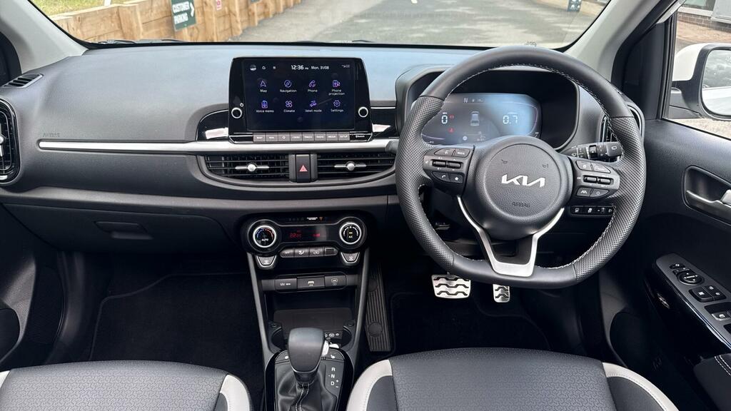 Kia Picanto 1.2 Amt Gt-line S White #4