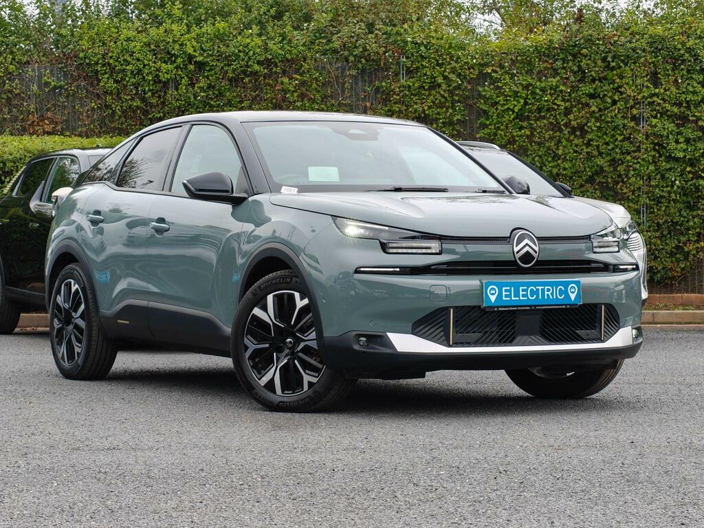 Citroen e-C4 Extended Range 54Kwh Max 11Kw Charger Green