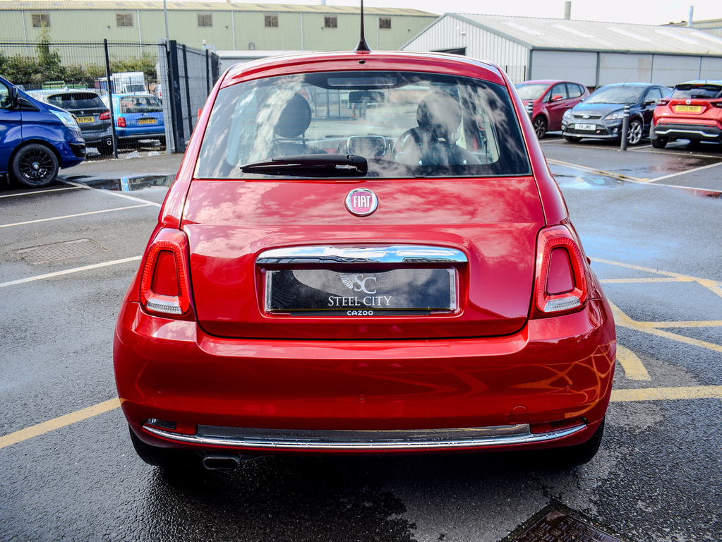 Fiat 500 Lounge Red #4