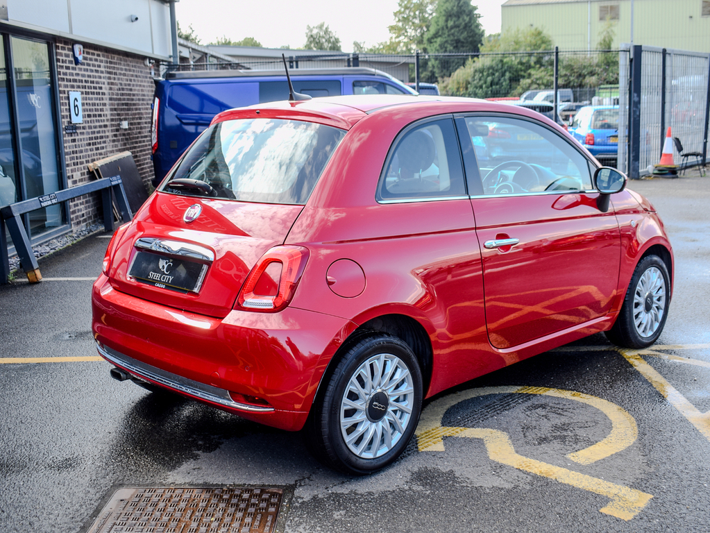 Fiat 500 Lounge Red #3