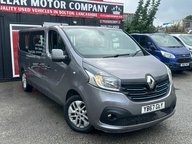 Renault Trafic 2017 1.6 Dci 29 Sport Nav Minibus Double Cab D Grey #3