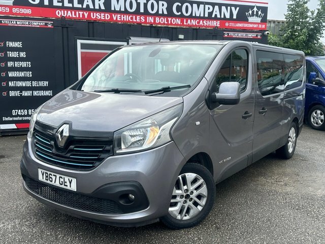 Renault Trafic 2017 1.6 Dci 29 Sport Nav Minibus Double Cab D Grey #2