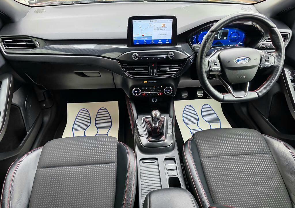 Ford Focus 1.5 Ecoblue St-line X Euro 6 Ss PK70BVA Blue #2