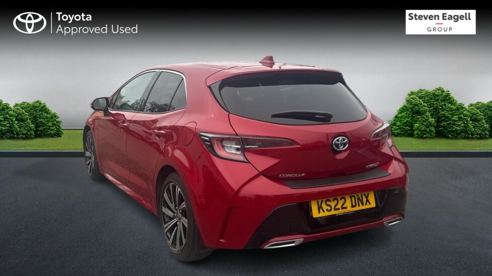 Toyota Corolla 2.0 Vvt-h Gpf Design Hatchback Hybrid C Red #4