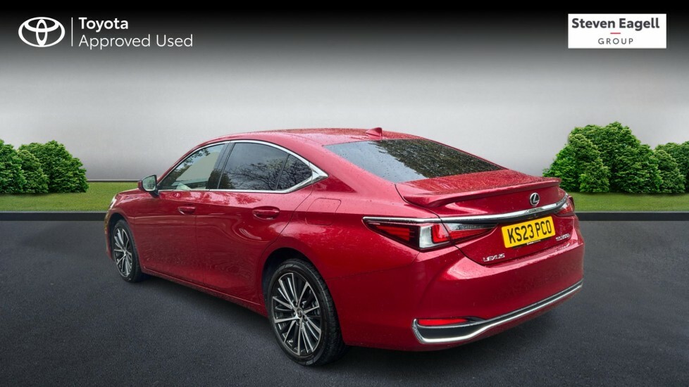 Lexus ES 2.5 300H Premium Edition Saloon Hybrid Red #4