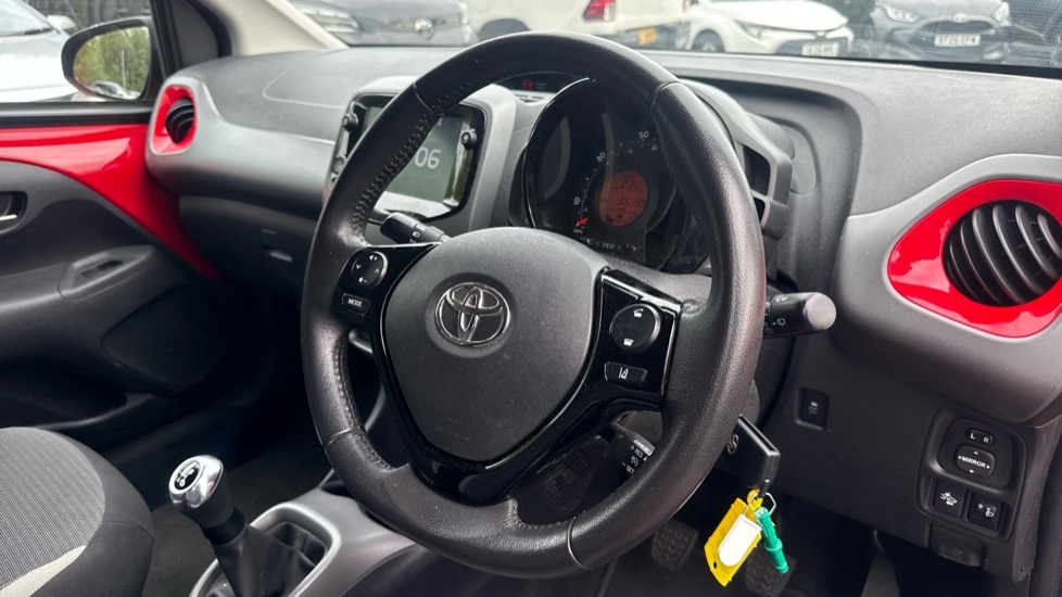 Toyota Aygo Hatchback Red #7