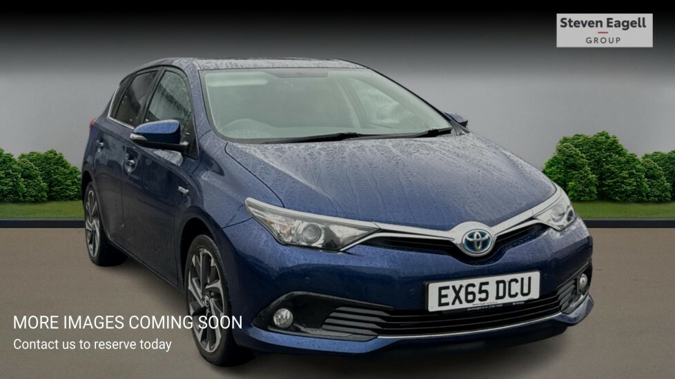 Toyota Auris 1.8 Vvt-h Design Hatchback Hybrid Cvt E Blue