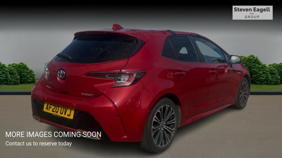 Toyota Corolla 2.0 Vvt-h Design Hatchback Hybrid Cvt E Red #4