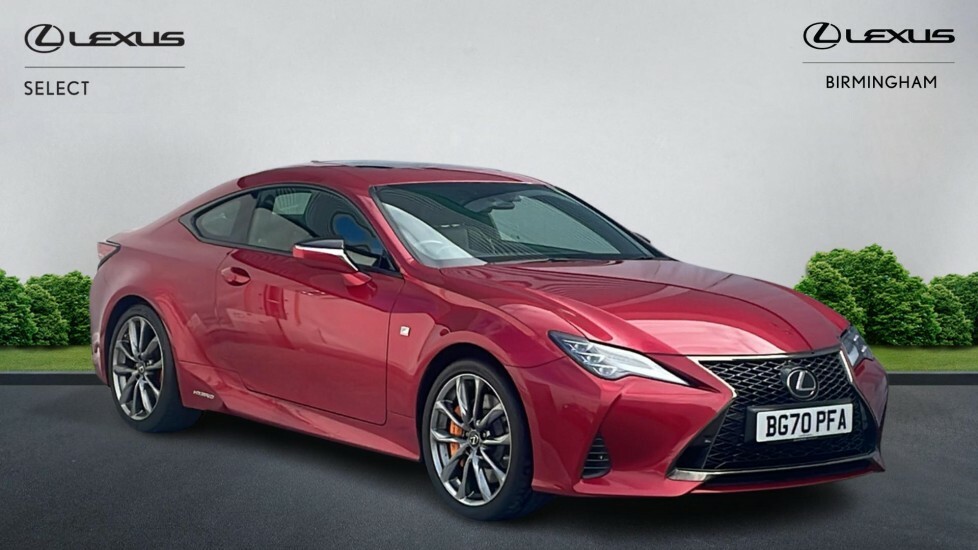 Lexus RC 2.5 300H F Sport E-cvt Euro 6 Ss Red