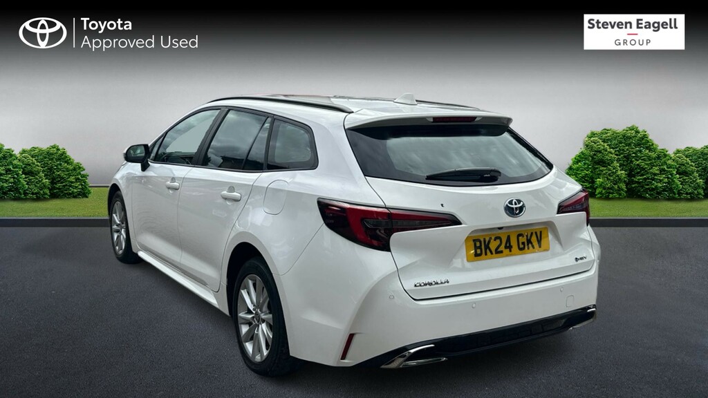 Toyota Corolla 1.8 Vvt-h Icon Touring Sports Cvt Euro 6 Ss White #4