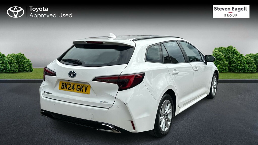 Toyota Corolla 1.8 Vvt-h Icon Touring Sports Cvt Euro 6 Ss White #2