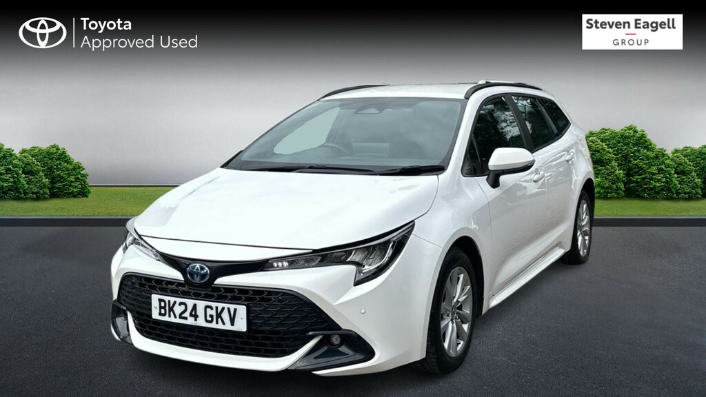 Toyota Corolla 1.8 Vvt-h Icon Touring Sports Cvt Euro 6 Ss White #3