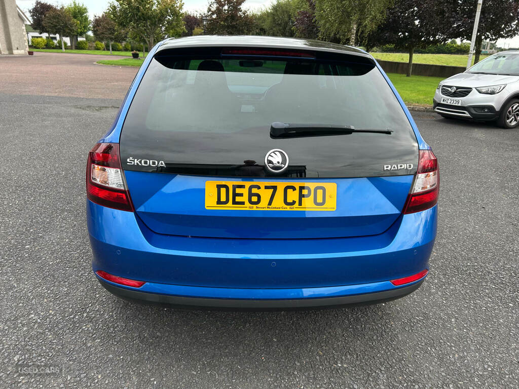 Skoda Rapid 1.0 Tsi 110 Se Sport Blue #6